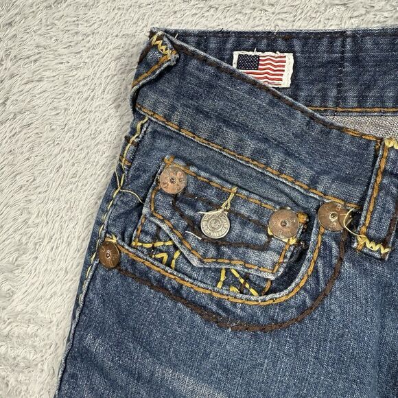 Vintage True Religion Y2K  Size 30 Jeans Made In USA‎ - Picture 3 of 11